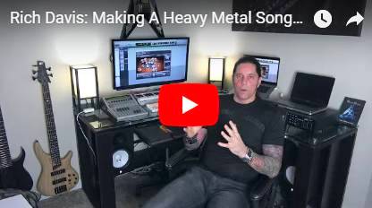 Rich Davis - Making of a Heavy Metal Song/Video #1